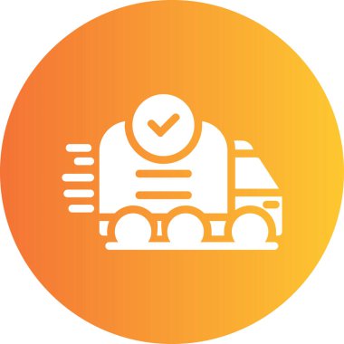 Araba simgesinin vektör illüstrasyonu