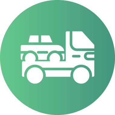 Ambulans simgesinin vektör çizimi