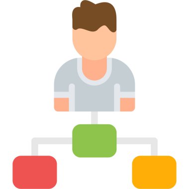 İş adamlarının vektör illüstrasyonu