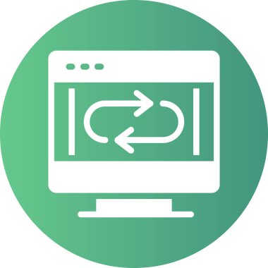 Web tarayıcı çizimi, modern tasarım