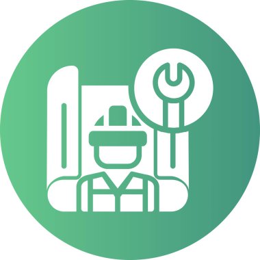 Bir insan simgesinin vektör illüstrasyonu