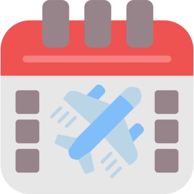 Takvim tarihi olay simgesi düz biçimli