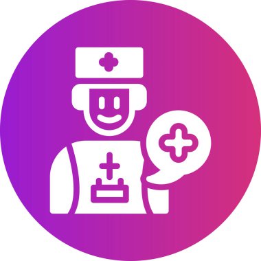 Tıbbi maskeli bir adamın vektör çizimi