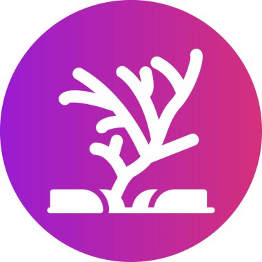 Ağaç. Web simgesi basit illüstrasyon