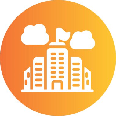 Yapı simgesinin vektör illüstrasyonu