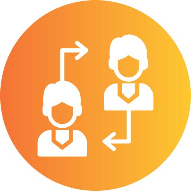 İnsan simgesinin vektör illüstrasyonu