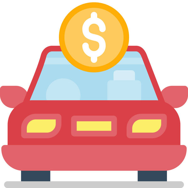 car insurance vector icon