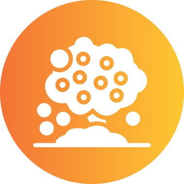 Ağaç. Web simgesi basit illüstrasyon