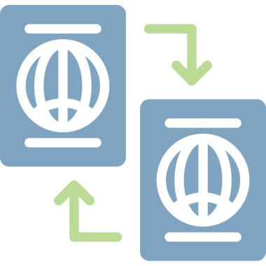 Veri Depolama simgesi, vektör illüstrasyonu