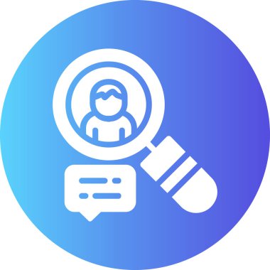 Sohbet simgesinin vektör illüstrasyonu