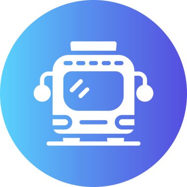 tren simgesi, vektör illüstrasyonu