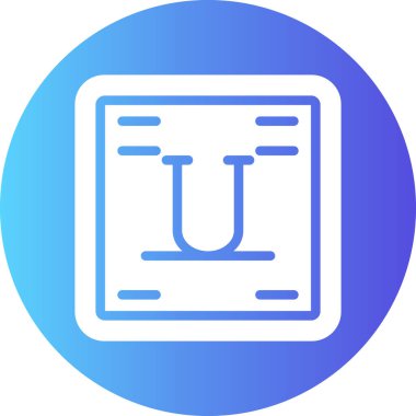 Modern b 'nin vektör illüstrasyonu eksik simgesi