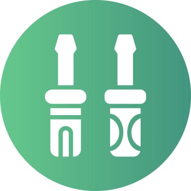 Modern oto tamir simgesinin vektör illüstrasyonu