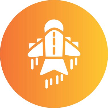 Uzay simgesi vektör illüstrasyonu