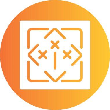 Kalp şeklinde bir bulmacanın vektör simgesi