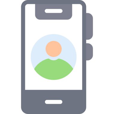 cep telefonu ikonu vektör illüstrasyonu