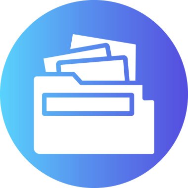 Dosya. Web simgesi basit illüstrasyon