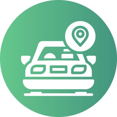 vektör araba illüstrasyon simgesi