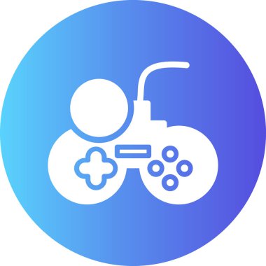 Bir oyun simgesinin vektör illüstrasyonu