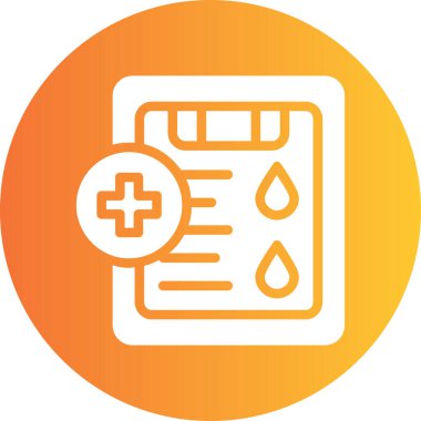 kan ikonu vektör illüstrasyonu