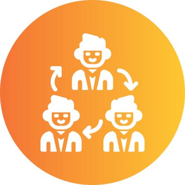 İnsanlar ikonu. Web için vektör simgeleri imzalayan insanların resimleriName