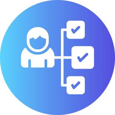 Bir işaretleme simgesinin vektör illüstrasyonu