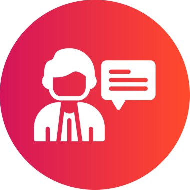 İnsan simgesinin vektör illüstrasyonu