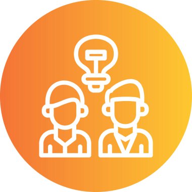 İnsan simgesinin vektör illüstrasyonu