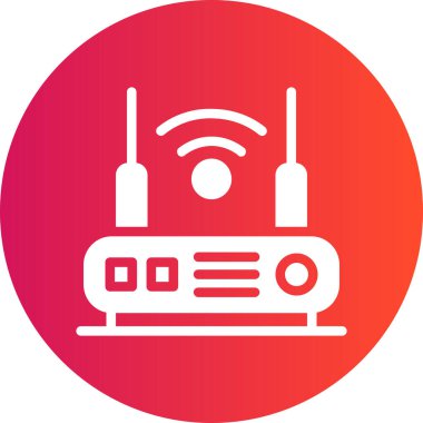 radyo modern simgesi, vektör illüstrasyonu