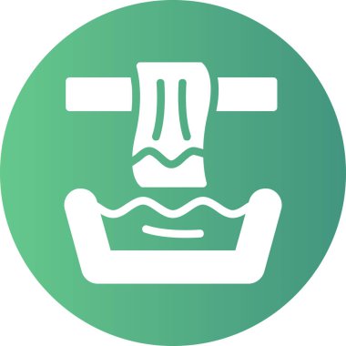 Bir kadın simgesinin vektör illüstrasyonu