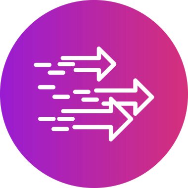 Ok. Web simgesi basit illüstrasyon