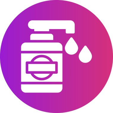 Su soğutucu simgesinin vektör illüstrasyonu