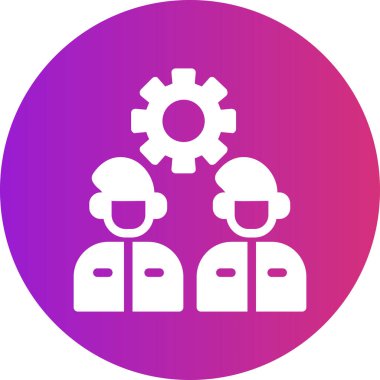 Modern dişli simgesinin vektör çizimi