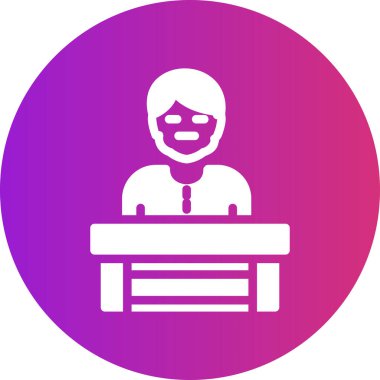 İş ve finans simgesinin vektör illüstrasyonu