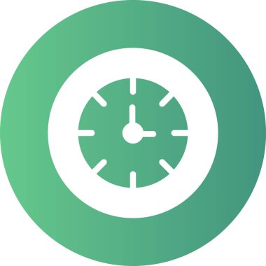 Moda Biçiminde Saat Simgesi İzole Arkaplan