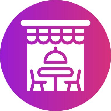 Bir bank simgesinin vektör illüstrasyonu