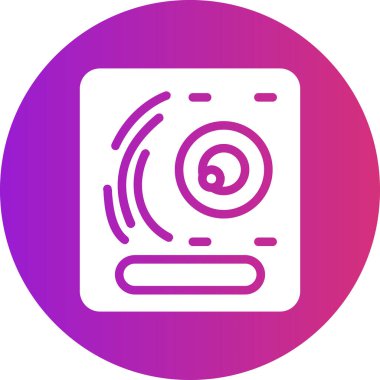 Eşsiz ses hoparlörü vektör simgesi