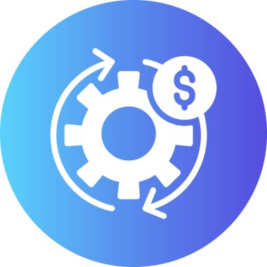 Dolar simgesi vektör illüstrasyonu