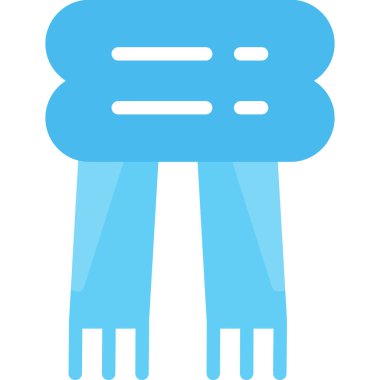 Dondurma. Web simgesi vektör illüstrasyonu