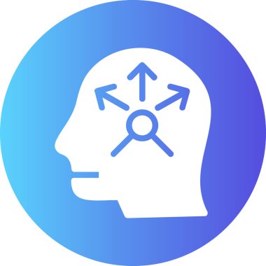 Vektör Beyin simgesi illüstrasyonu