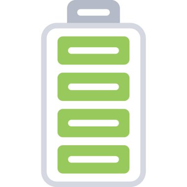 pil simgesi, vektör illüstrasyonu