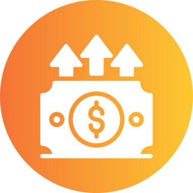 Para için. Web simgesi basit illüstrasyon