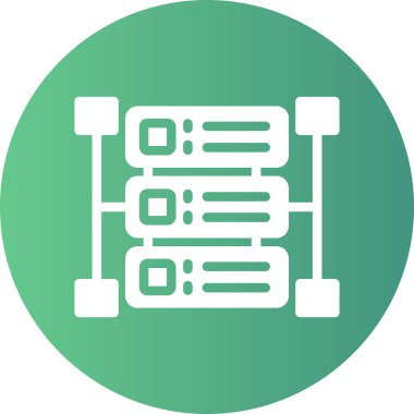 Modern bir simgenin vektör illüstrasyonu