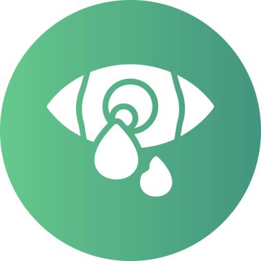 Göz. Web simgesi basit illüstrasyon