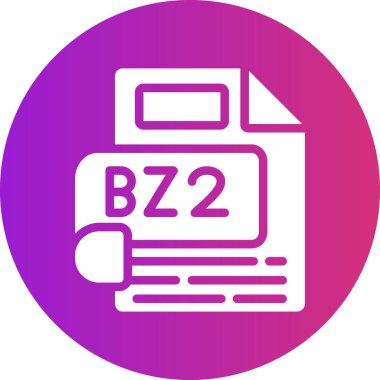 Dosya biçiminin vektör illüstrasyonu