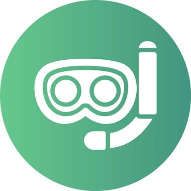 vektör gözlüğü düz simge