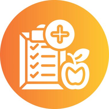 Gıda simgesinin vektör illüstrasyonu