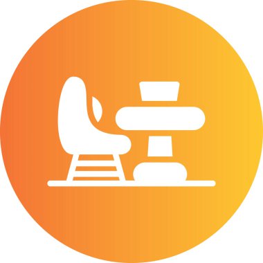 sandalye simgesi çizimi