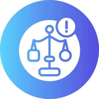 vektör adalet simgesi, vektör illüstrasyonu