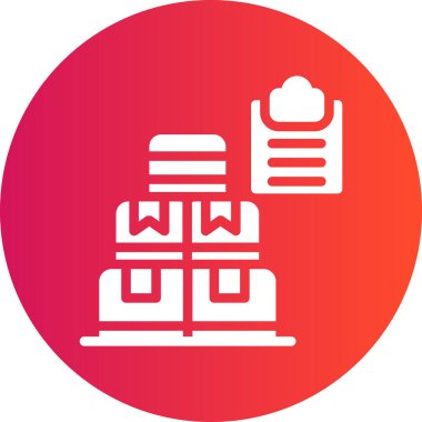 veritabanı. Web simgesi basit illüstrasyon